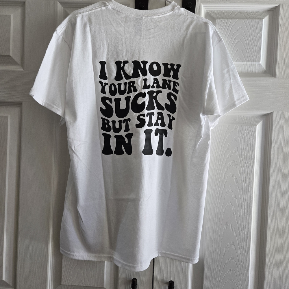 Gildan White Cotton T-Shirt-NEVER WORN. It IS new, but didn't come with tags.